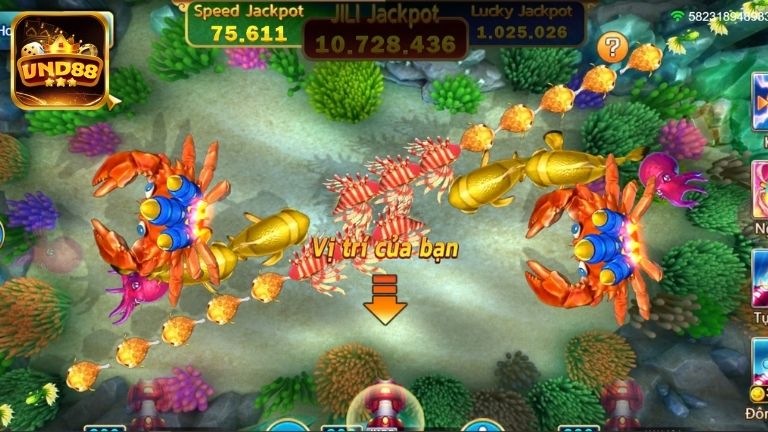Đặc điểm nổi bật trong Jackpot Fishing VND88