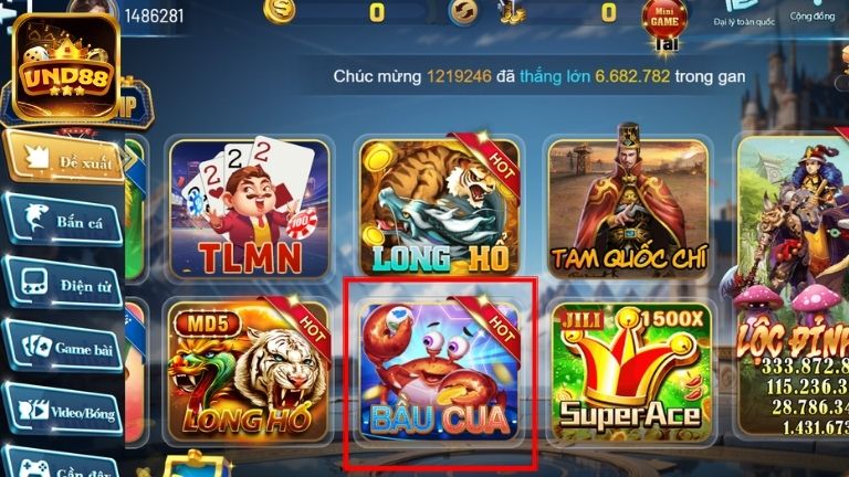 Đôi nét về Bầu Cua VND88