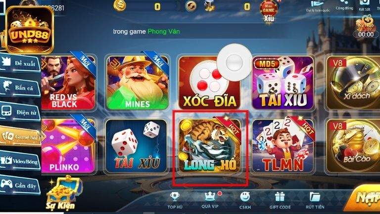 Giới thiệu Long Hổ VND88