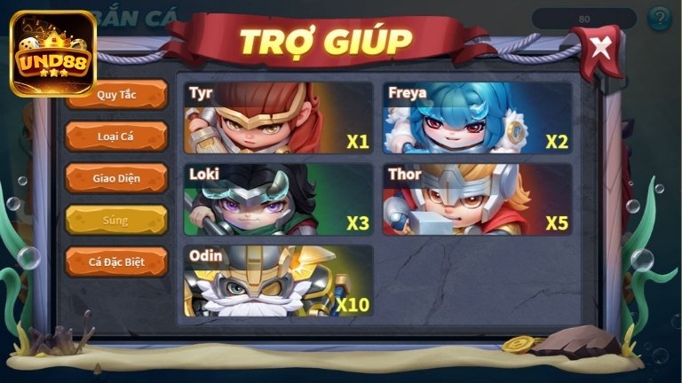 Hệ thống súng trong Fishdom