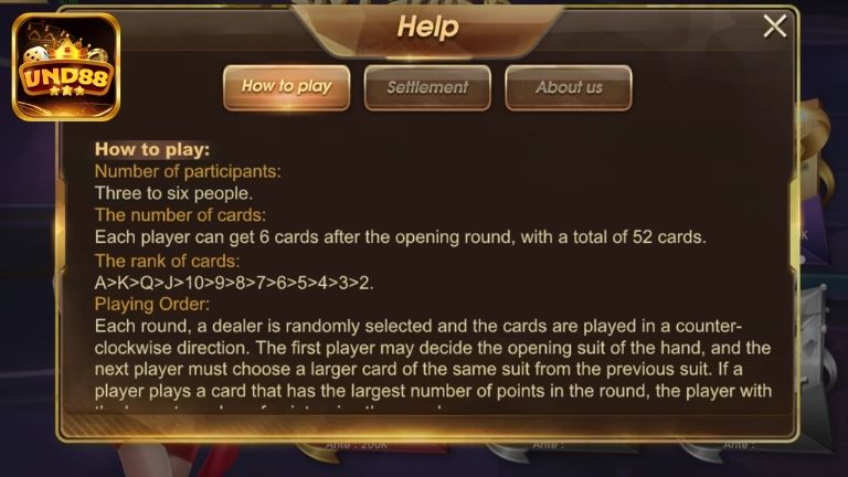 Luật chơi Cát Tê VND88 chi tiết dành cho người mới