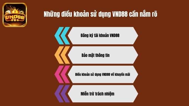 Những điều khoản sử dụng VND88 cần nắm rõ
