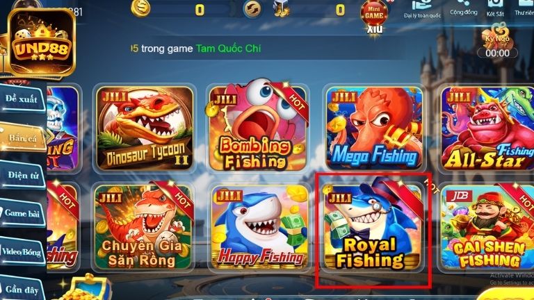 Royal Fishing VND88 là gì