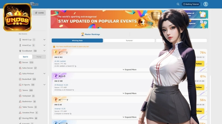 Thể thao VND88 – Sân chơi của tín đồ cá cược