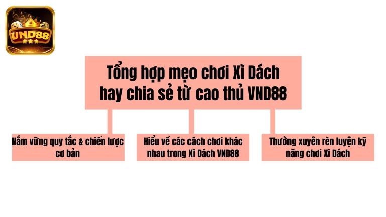 Tổng hợp mẹo chơi Xì Dách hay chia sẻ từ cao thủ VND88