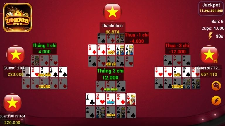 Vì sao nên tham gia game bài Mậu Binh tại VND88?